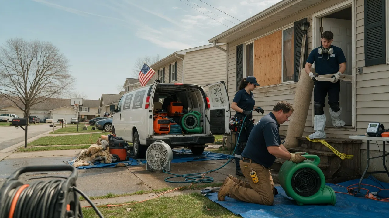 Water Damage Restoration in Wingate, IN near me